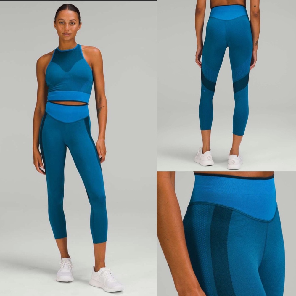 Lululemon Seamless Mesh High-Rise Training Tight 25"
Poolside! NWT